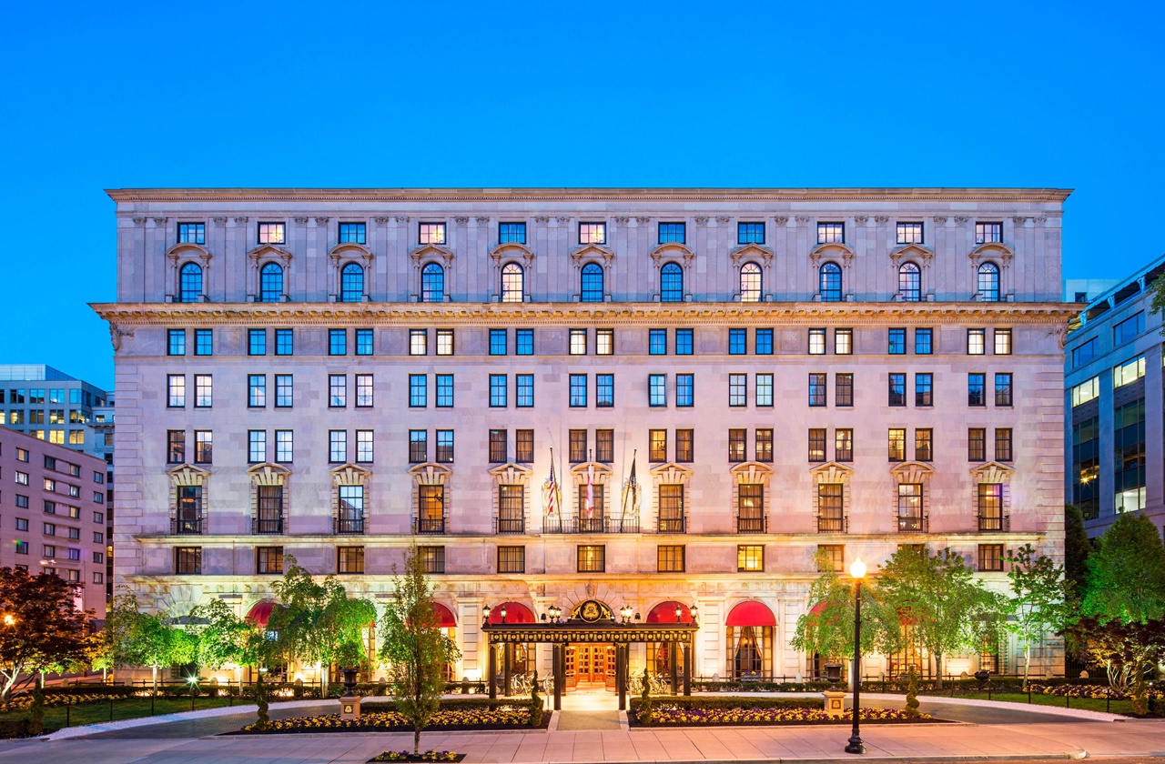 The St. Regis Washington, D.C., one of the Marriott hotels